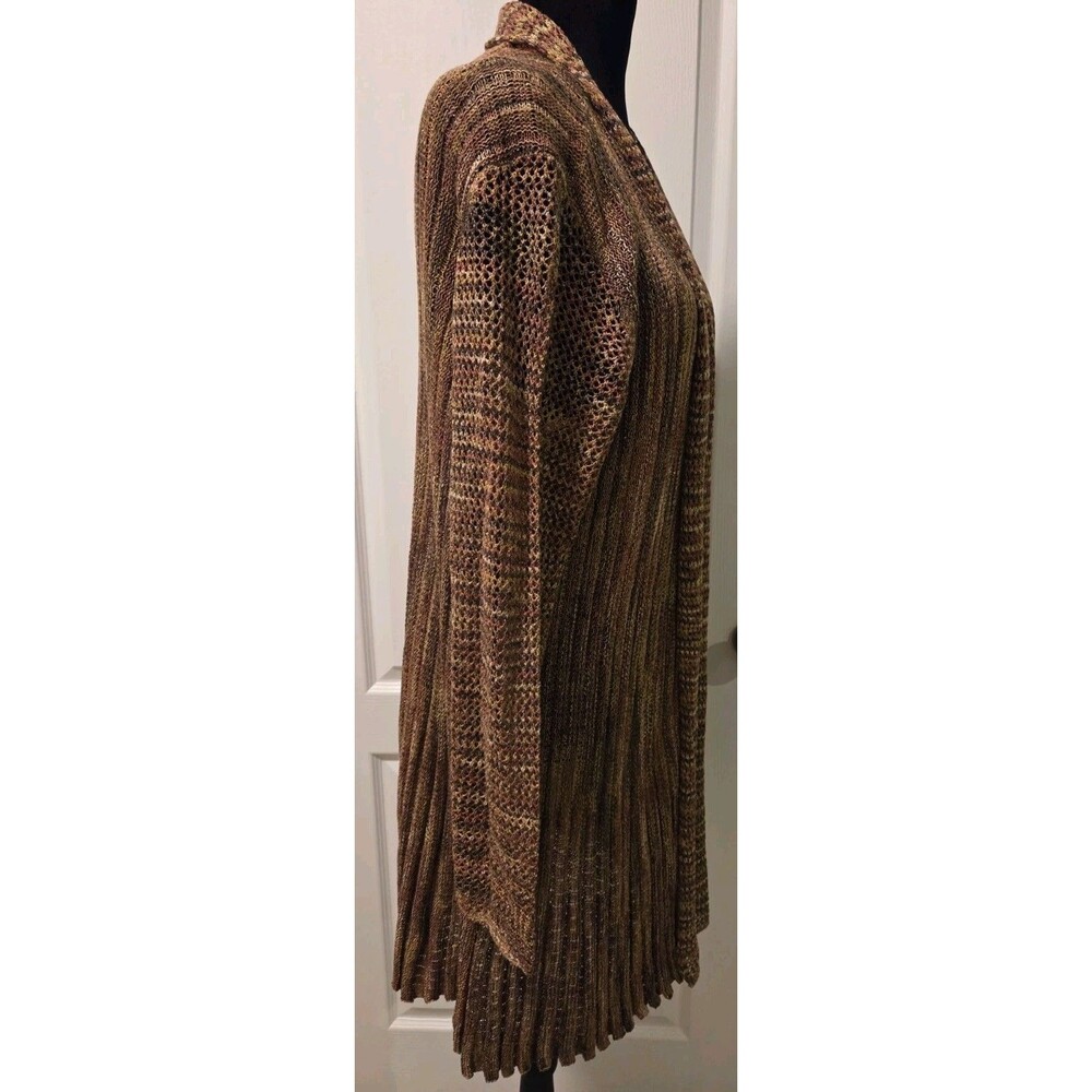 Spicedye Womens Open-Knit V-Neck 1 Button Long Sleeve Cardigan - Size XL - Picture 11 of 14